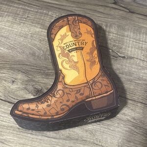 Men's Boot-Shaped Gift Box - Brown/Yellow